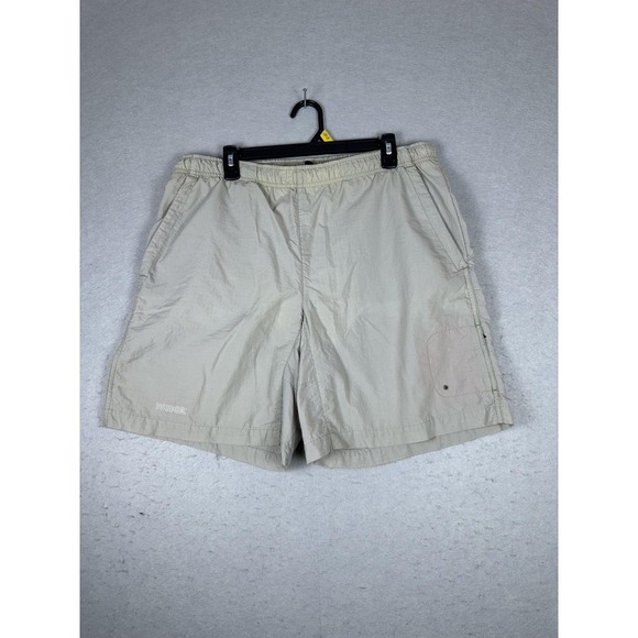 Nike Shorts Mens Medium Beige Lightweight Mesh Lined Ripstop Swim Trunks Summer - Picture 1 of 9